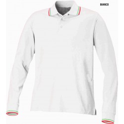 POLO ADULTO UNISEX CON TRICOLORE