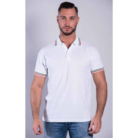 POLO ADULTO CON TRICOLORE