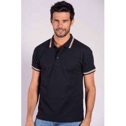 POLO ADULTO CON TRICOLORE