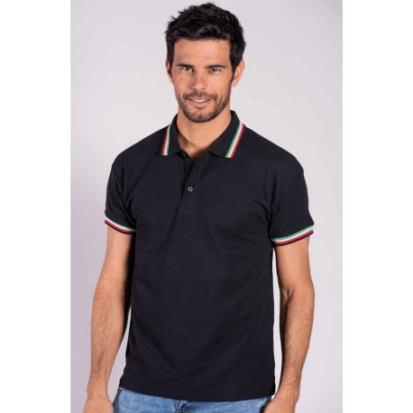 POLO ADULTO CON TRICOLORE