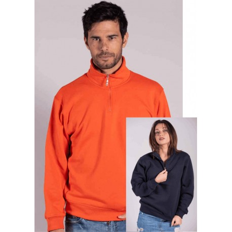 FELPA MEZZA ZIP