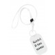 PORTA BADGE CON PIASTRINA IN METALLO