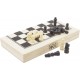 GIOCO DELLA DAMA CON SCATOLA IN LEGNO