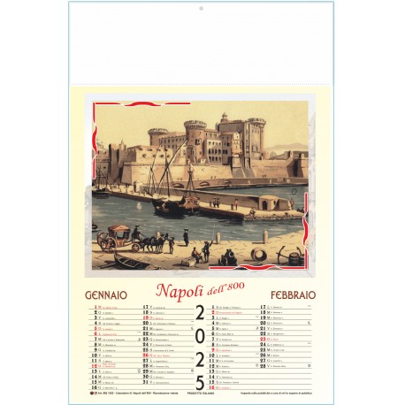 CALENDARIO NAPOLI ANTICA 